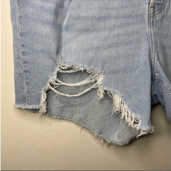 LEVI’S 501 NWT Original Distressed Denim Shorts size 20W - Picture 3 of 12